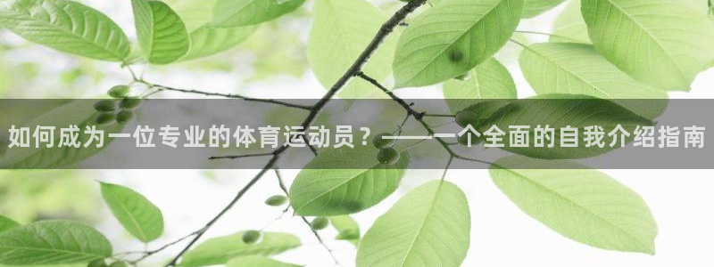 k1体育十年品牌值得信赖网址：如何成为一位专业的体育运动员？——一个全面的自我介绍指南